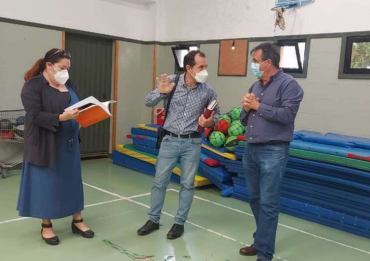 La firma del acta de replanteo tuvo lugar este lunes/TA.